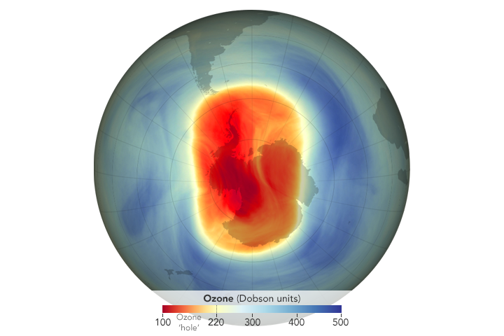 Mid‑stratospheric ozone hole found